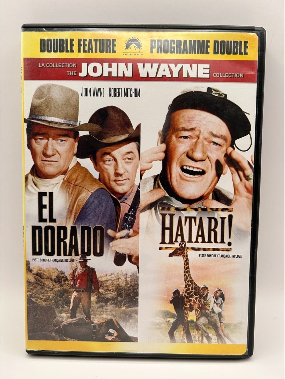 El Dorado DVD Double Feature John Wayne Westerns Region 1 Howard Hawks